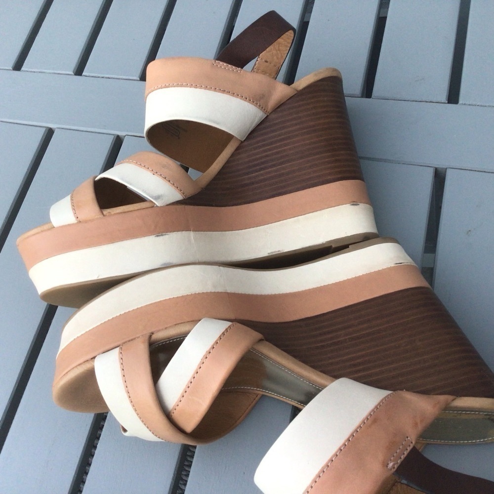 Coach leather wedge sandals - Picture 6 of 10